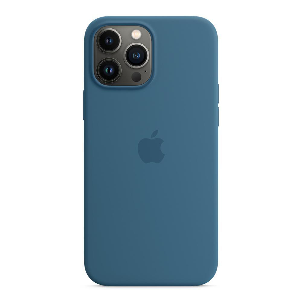 APPLE Silikon Case Pro Apple, 13 iPhone Eisblau Backcover, mit Max, MagSafe