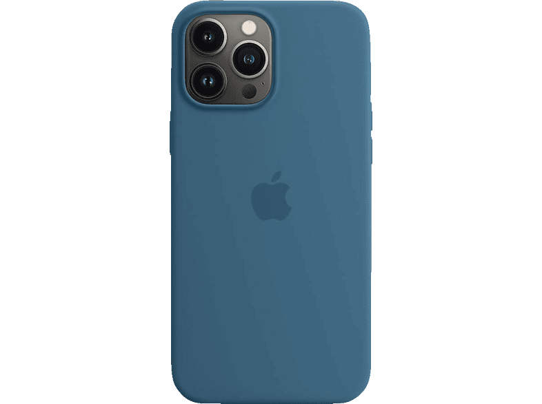 APPLE Silikon Case mit MagSafe, Backcover, Apple, iPhone 13 Pro Max, Eisblau