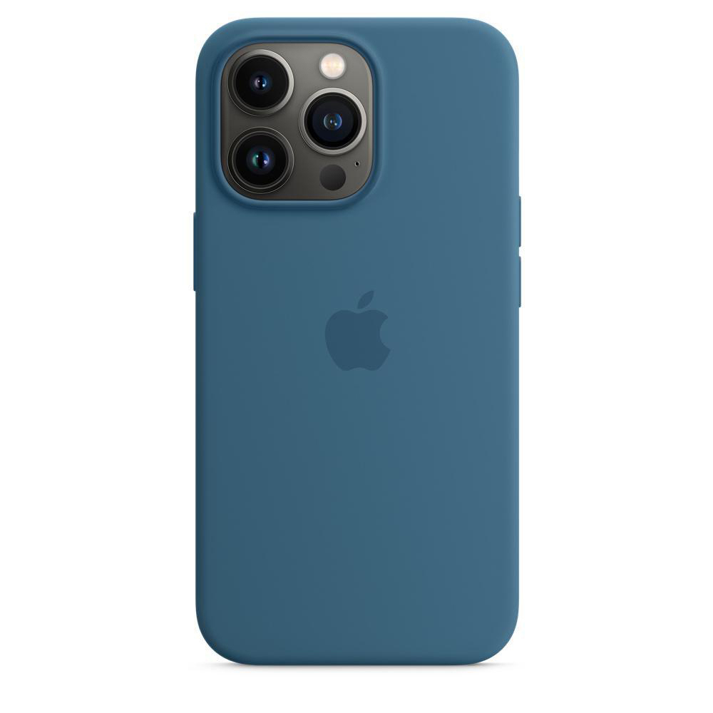 APPLE Silikon Case mit Backcover, MagSafe, iPhone Apple, 13 Eisblau Pro