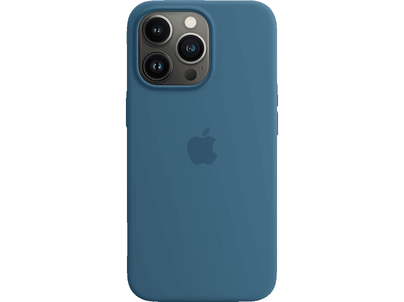 APPLE Silikon Case mit MagSafe, Backcover, Apple, iPhone 13 Pro, Eisblau