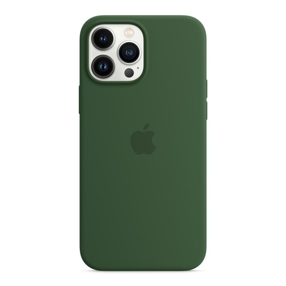 APPLE Silikon Case mit MagSafe, Backcover, Apple, iPhone 13 Pro Max, Klee