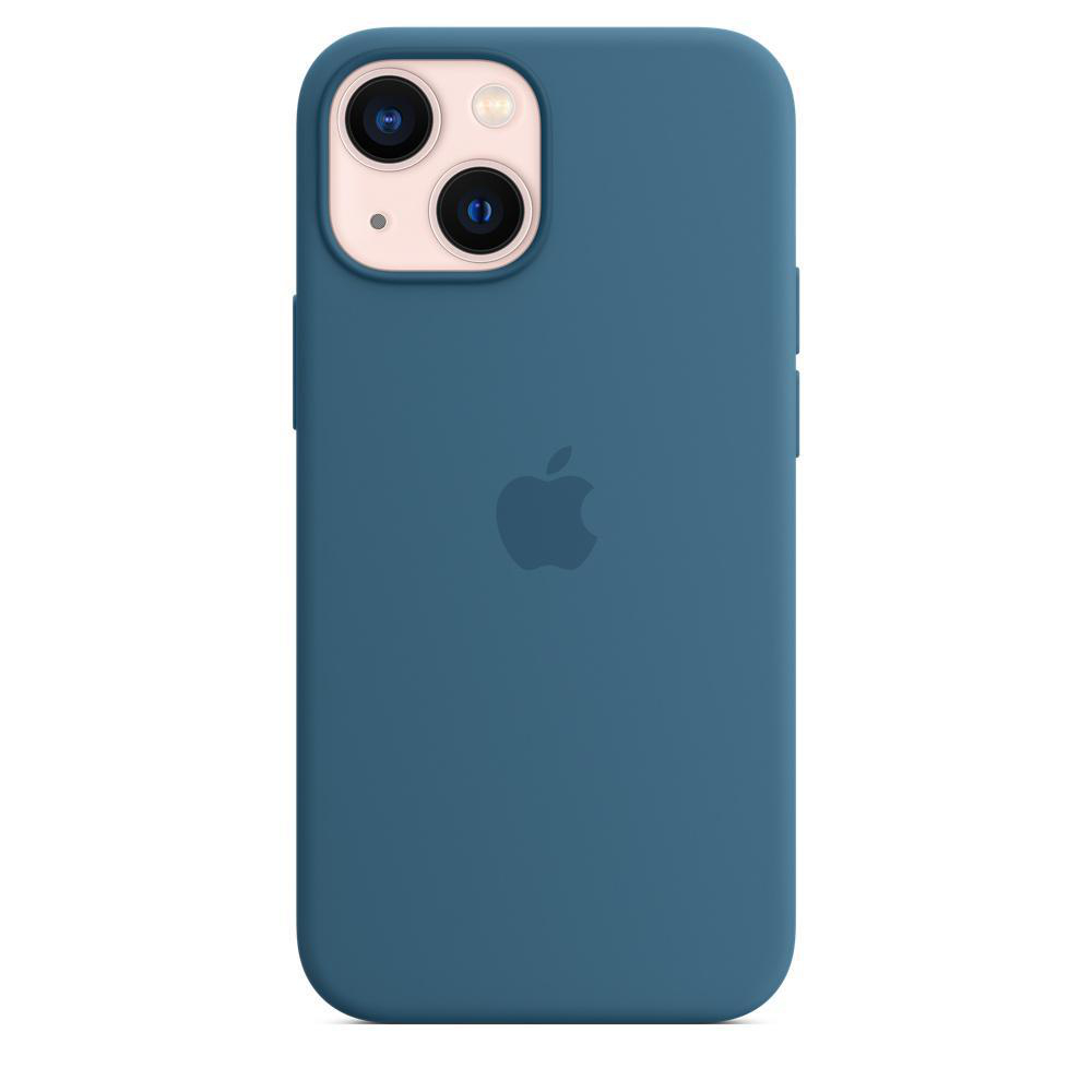 APPLE Silikon iPhone Case mit Eisblau 13 Backcover, Mini, Apple, MagSafe
