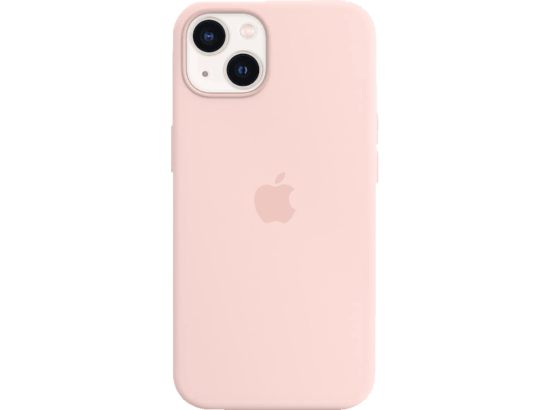 APPLE Silikon Case Apple, 13, Kalkrosa Backcover, iPhone MagSafe, mit