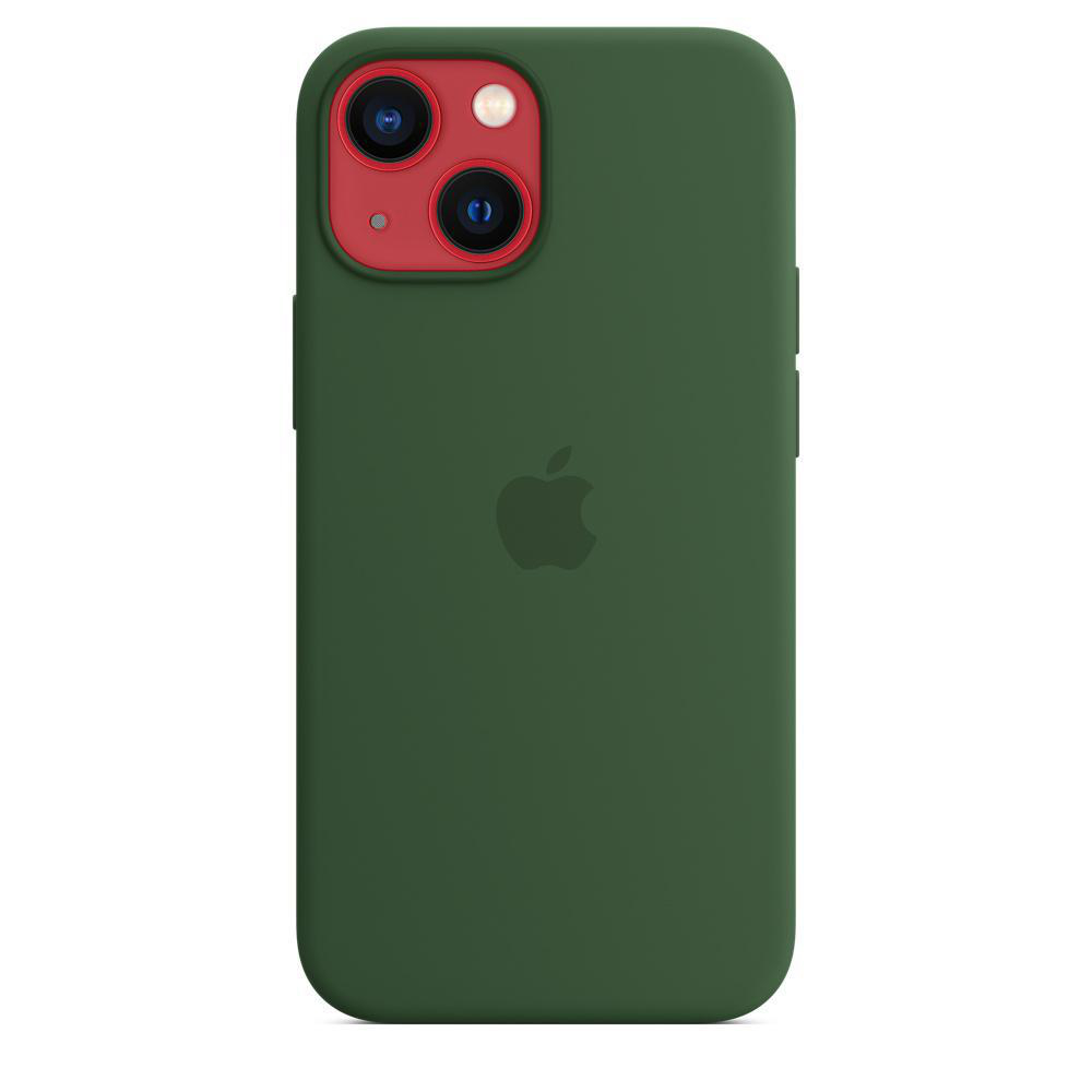APPLE Silikon Case mit MagSafe, Backcover, Apple, iPhone 13 Mini, Klee