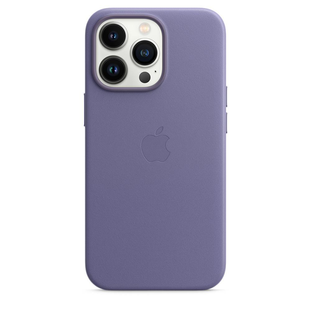 Apple, mit Leder Backcover, APPLE Case iPhone 13 Pro, Wisteria MagSafe,