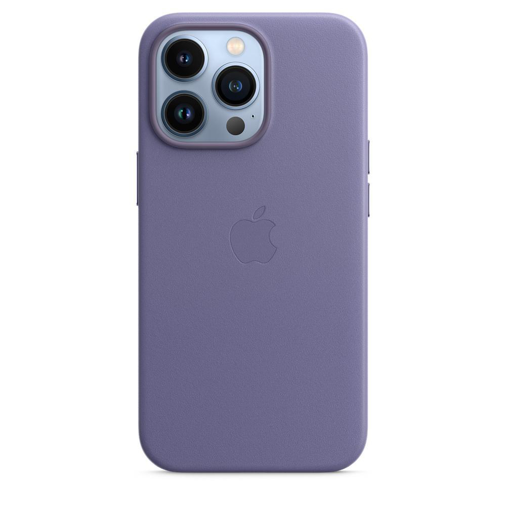 Apple, mit Leder Backcover, APPLE Case iPhone 13 Pro, Wisteria MagSafe,
