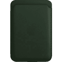 APPLE Leder Wallet mit MagSafe, Apple, iPhone 13 Pro, iPhone 13 Pro Max, iPhone 13 mini, iPhone 13, iPhone 12 Pro, iPhone 12 Pro Max, iPhone 12 mini, iPhone 12, Schwarzgrün