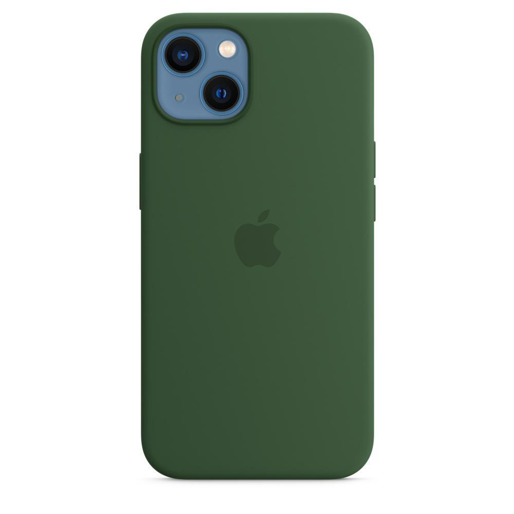 APPLE Silikon Case mit MagSafe, Backcover, Apple, iPhone 13, Klee