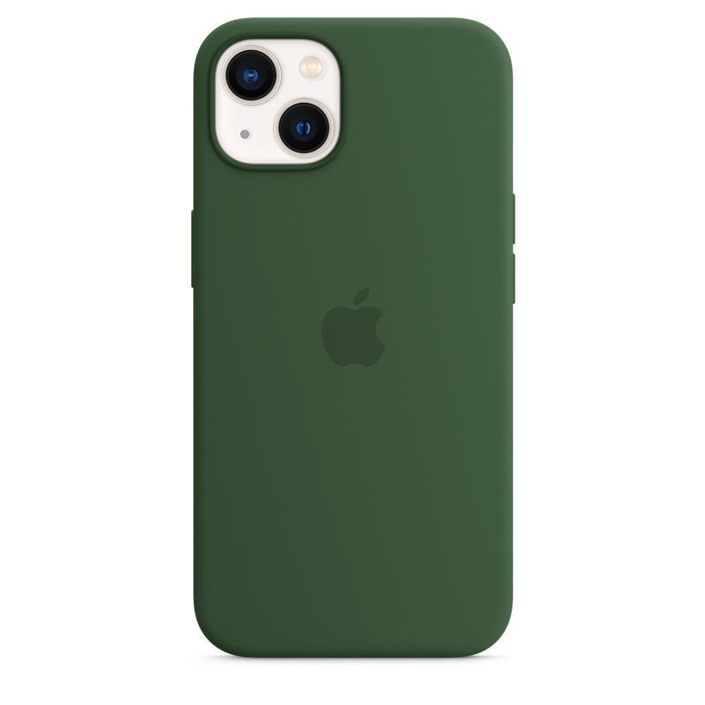 APPLE Silikon Case mit MagSafe, Backcover, Apple, iPhone 13, Klee