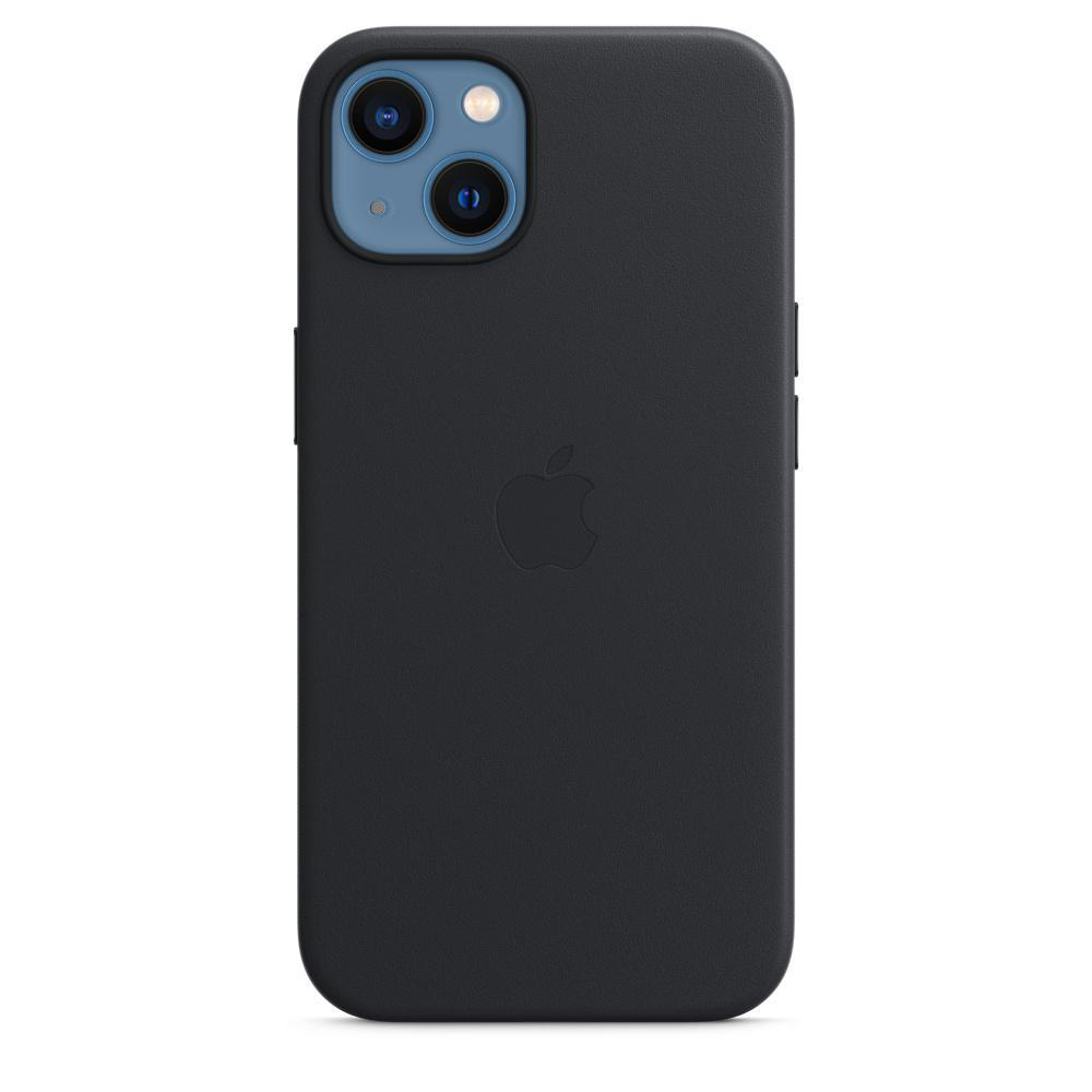 Mitternacht Backcover, APPLE 13, Leder iPhone Apple, mit MagSafe, Case