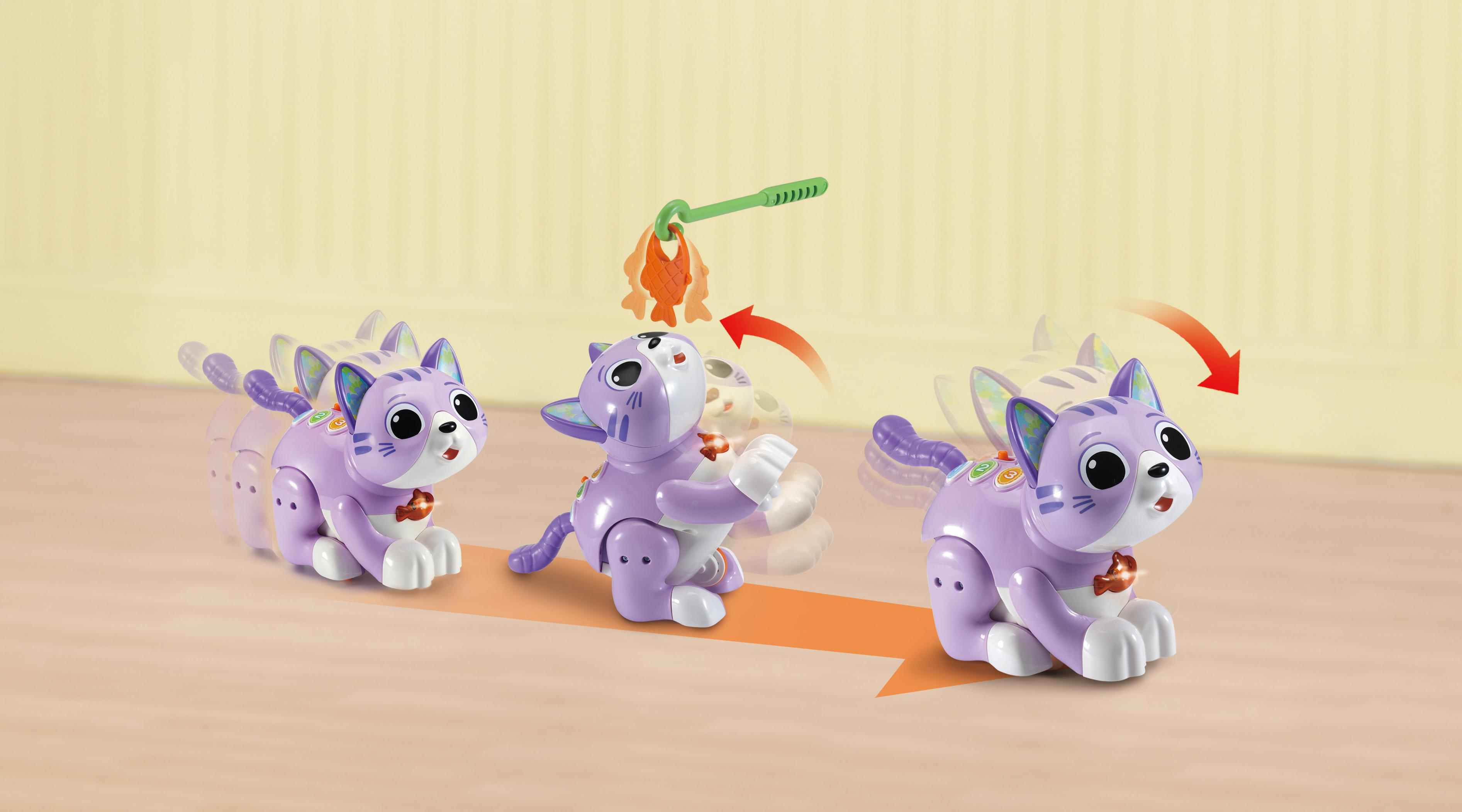 VTECH Spiel-mit-mir-Kätzchen Spielzeugfigur, Mehrfarbig