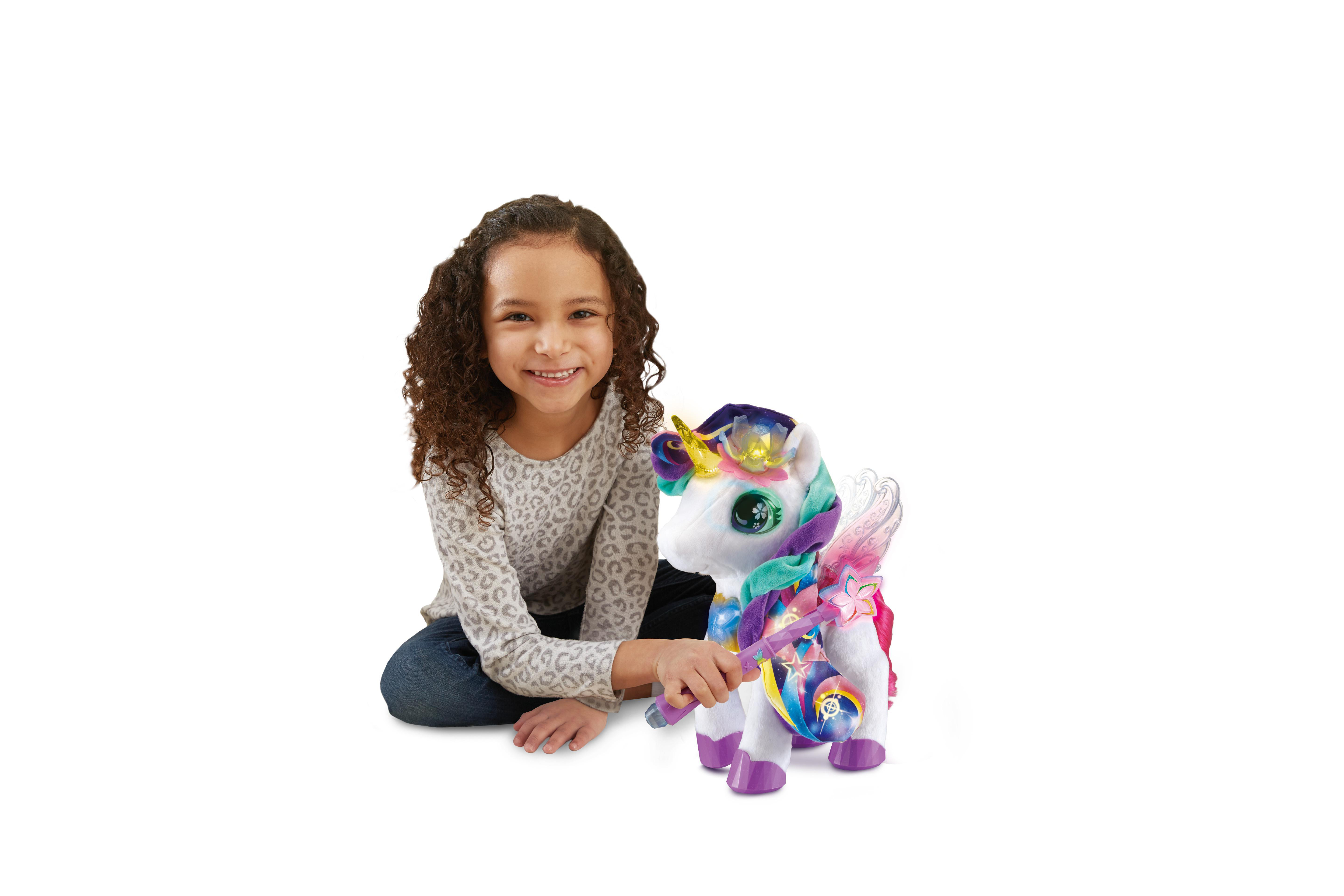 VTECH Styla, mein Blumenzauber-Einhorn Spielzeugtierchen, Mehrfarbig