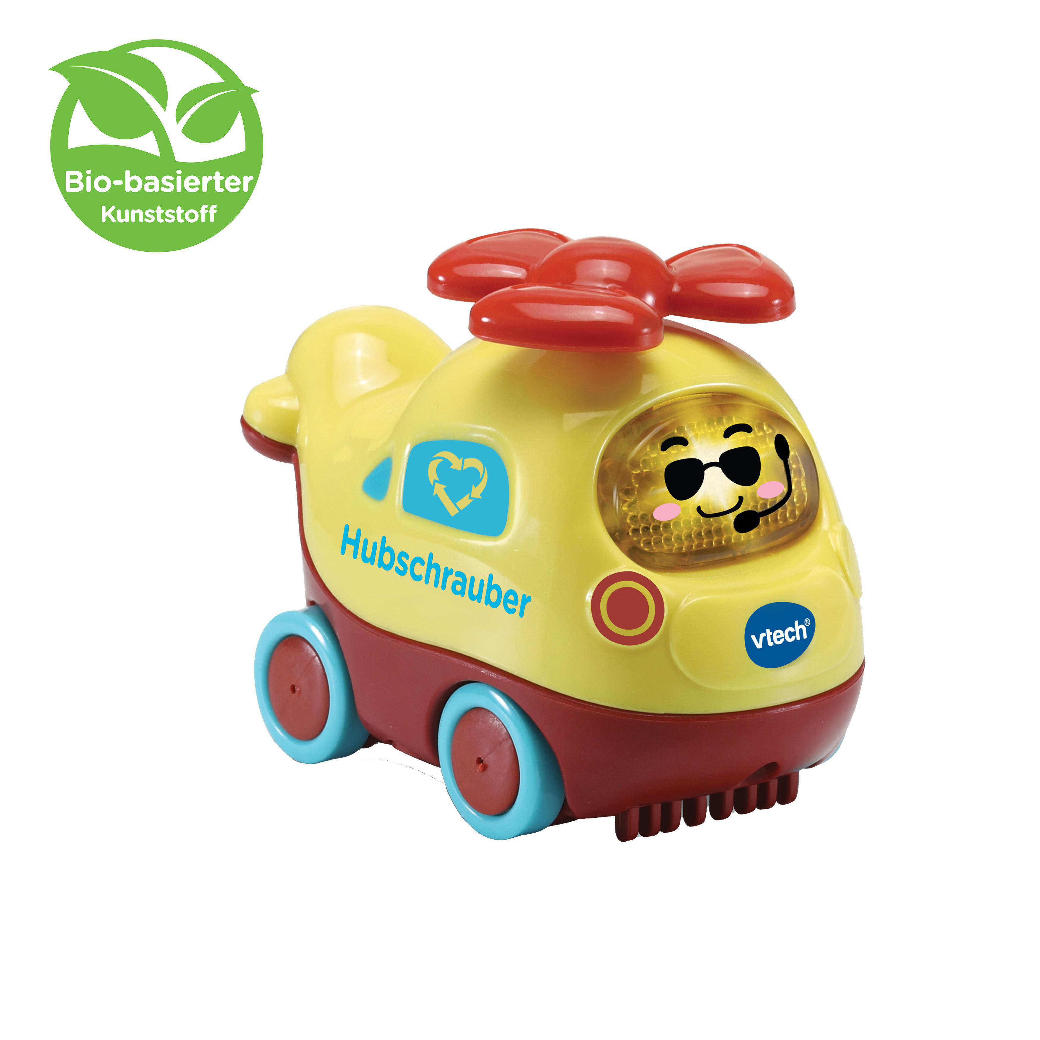 VTECH Tut Tut Baby Flitzer - Hubschrauber (aus bio-basiertem Kunststoff) Spielzeughubschrauber, Mehrfarbig