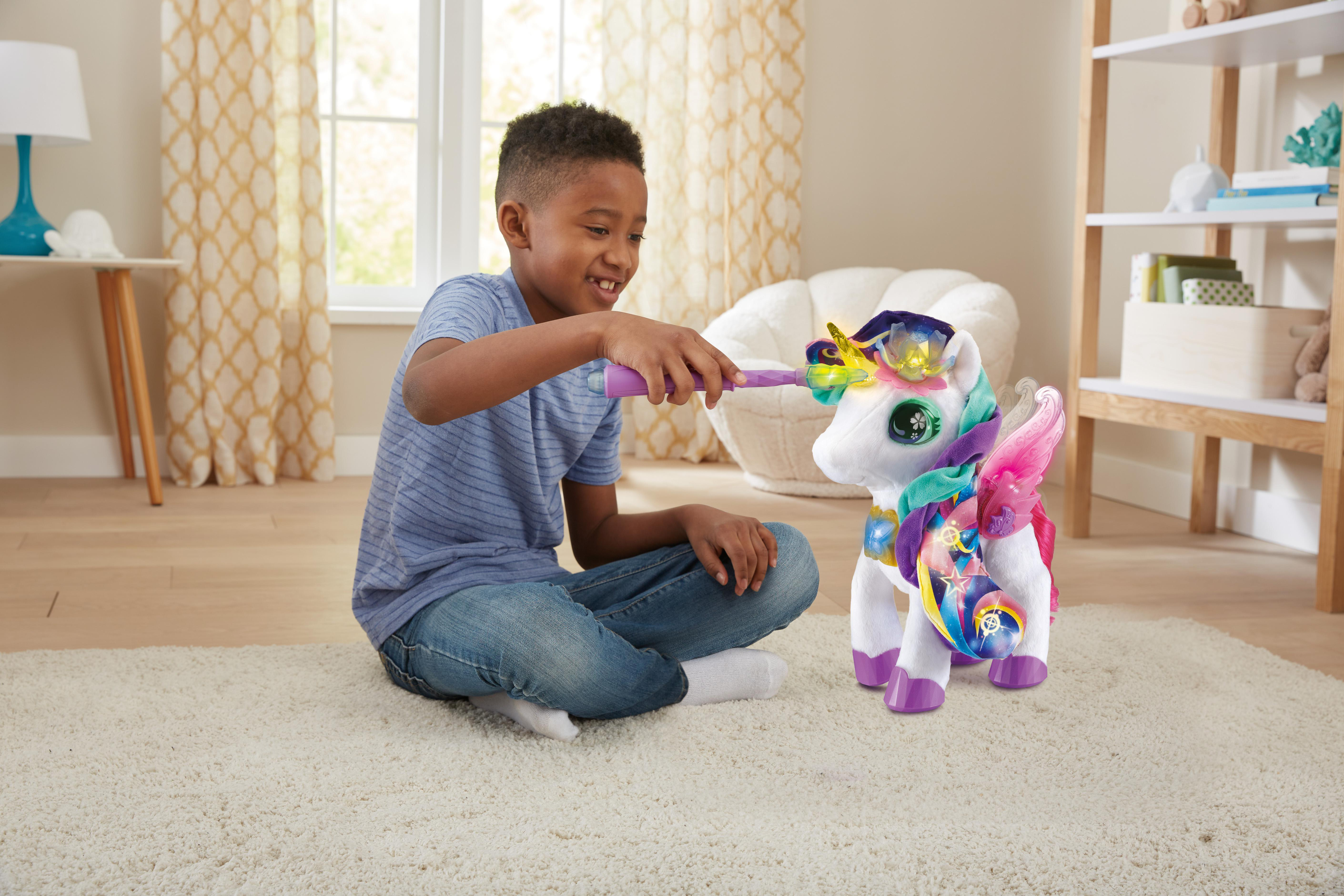 VTECH Styla, mein Blumenzauber-Einhorn Spielzeugtierchen, Mehrfarbig