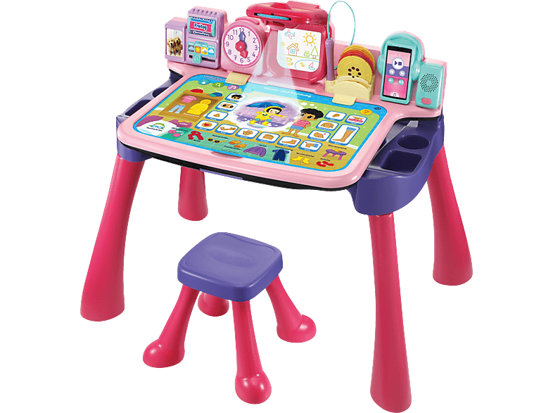 VTECH 5-in-1 Magischer Schreibtisch Kinderspielzeug, Pink