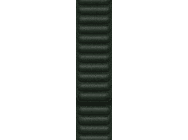 APPLE 45 mm Lederarmband mit Endstück M/L, Ersatzarmband, Apple, Schwarzgrün
