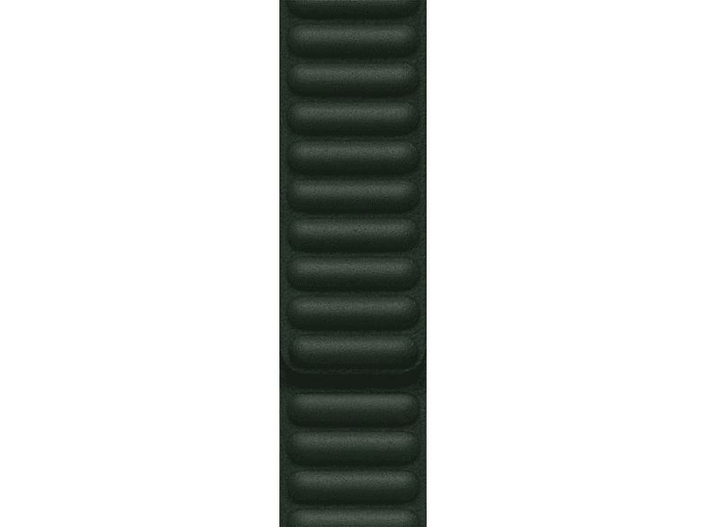 Lederarmband Schwarzgrün APPLE Ersatzarmband, 41 Apple, mit mm Endstück S/M,