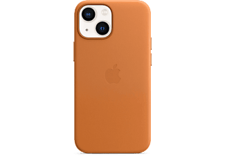 APPLE Läderskal med MagSafe till iPhone 13 mini - Gyllenbrun