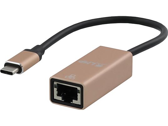LMP 18940 - USB-C zu RJ45 Adapter (Gold/Schwarz)