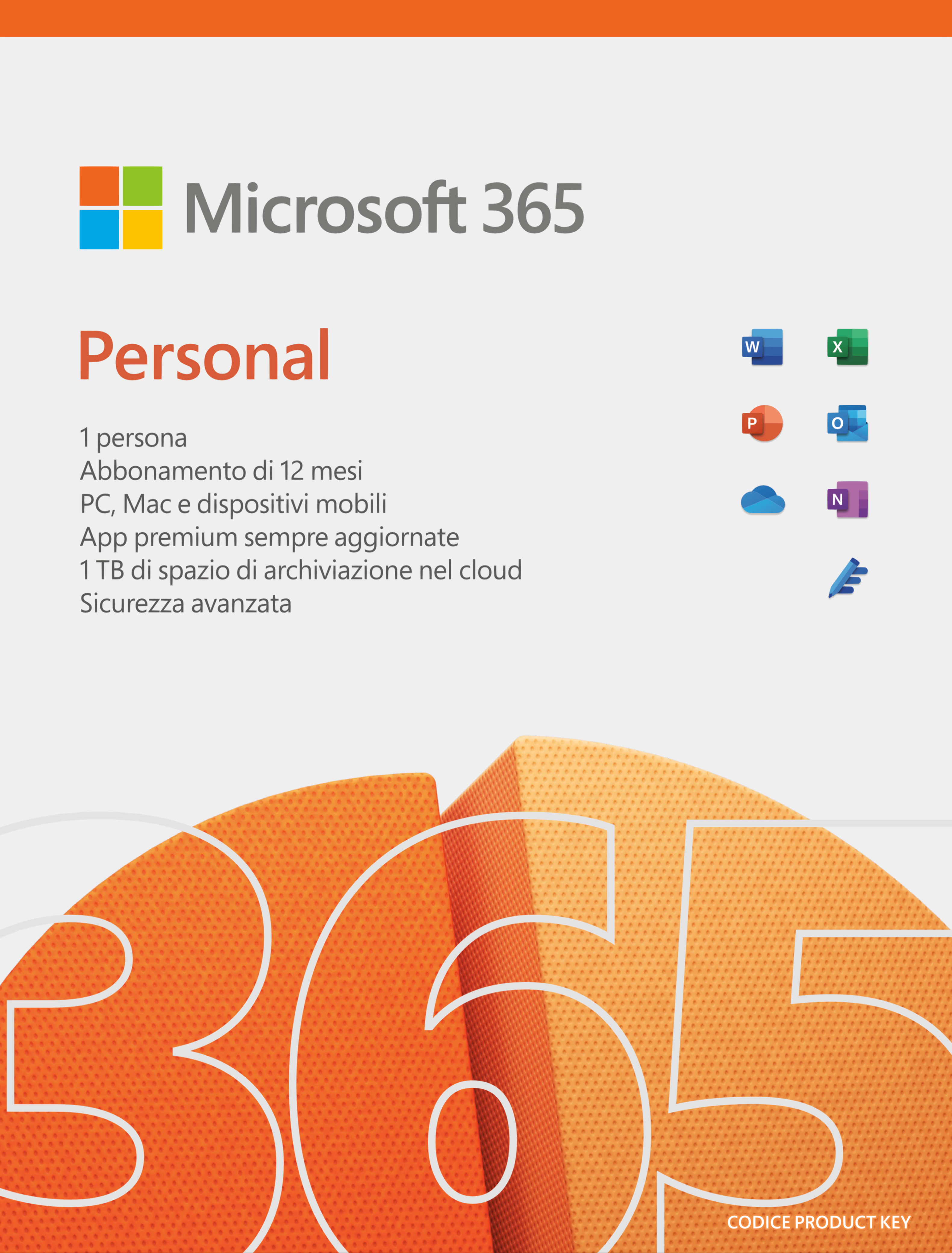 Microsoft 365 Personal - PC/MAC - italiano