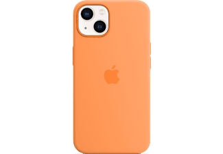 APPLE iPhone 13 Siliconen Case MagSafe Okergeel