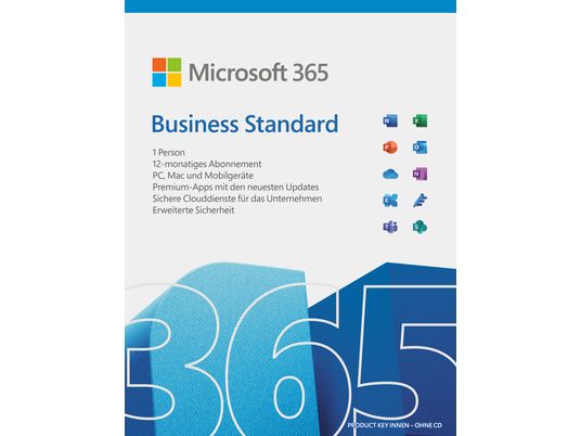 Microsoft 365 Business Standard - PC/MAC - tedesco