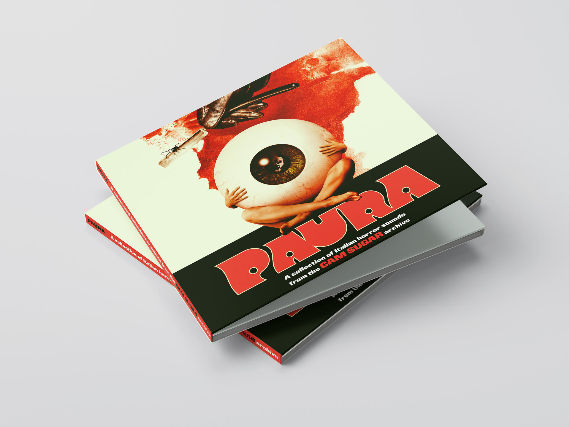 Filmcover mit Auge und Titel 'PAURA'.