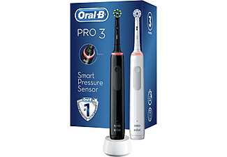 ORAL B Pro 3900 Şarjlı Diş Fırçası 2'li Avantaj Paketi Siyah&Beyaz_2