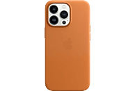 APPLE iPhone 13 Pro Leren Case MagSafe Goudbruin