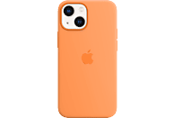 APPLE iPhone 13 mini Siliconen Case MagSafe Okergeel
