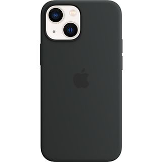 APPLE iPhone 13 mini Siliconen Case MagSafe Middernacht