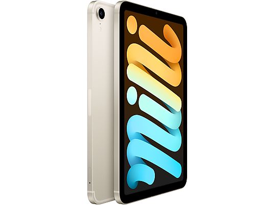 APPLE iPad mini (2021) Wi-Fi + Cellular - Tablette (8.3 ", 64 GB, Starlight)