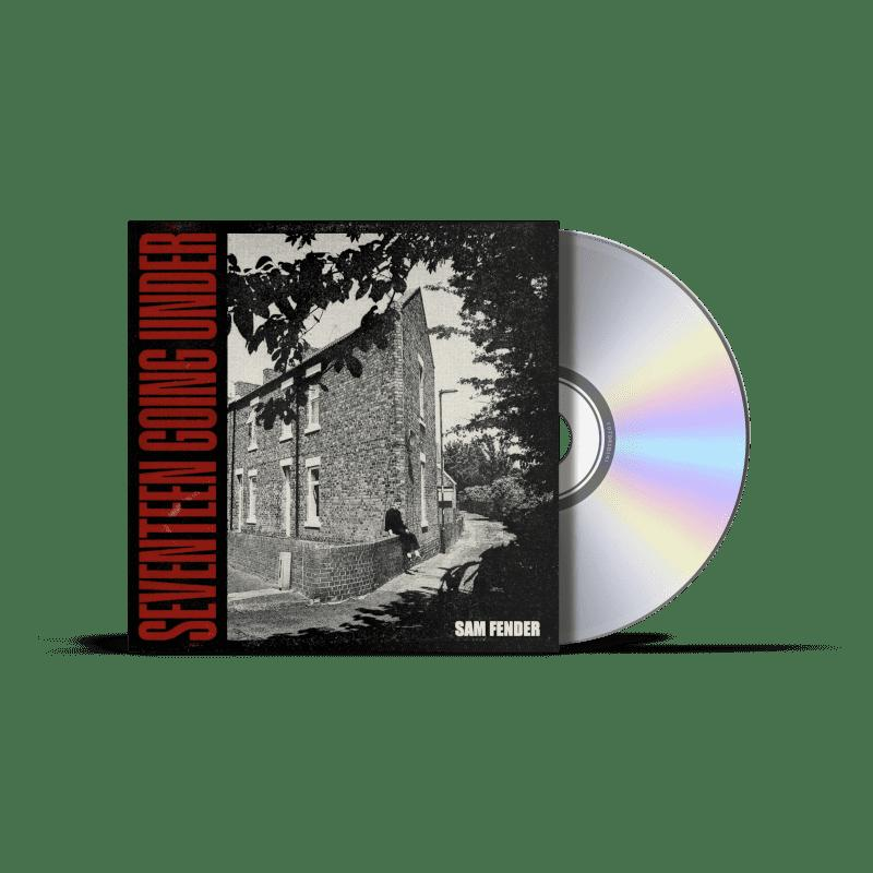 CD-Albumcover: 'Seventeen Going Under' von Sam Fender. Das Cover ist ein Foto eines Gebäudes.