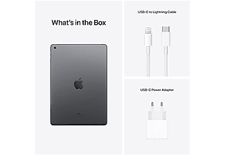 APPLE iPad 10.2" 64 GB Wi-Fi Space Grey Edition 2021 (MK2K3NF/A)