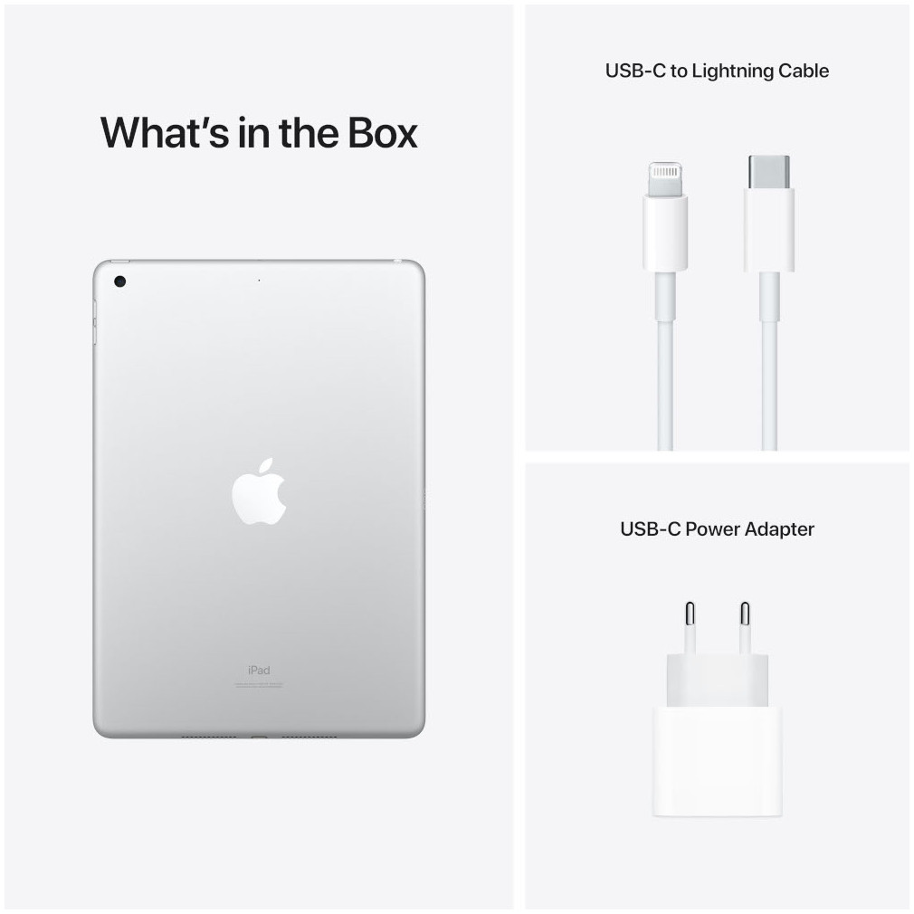 APPLE iPad 10.2" 256 GB Wi-Fi Silver Edition 2021 (MK2P3NF/A)