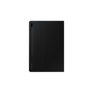 Funda tablet - Samsung EF-BT730PBEGEU, Para Galaxy Tab S7+/ Galaxy Tab S7 FE, TPU, Tapa de libro, Negro