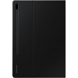 Funda tablet - Samsung EF-BT730PBEGEU, Para Galaxy Tab S7+/ Galaxy Tab S7 FE, TPU, Tapa de libro, Negro