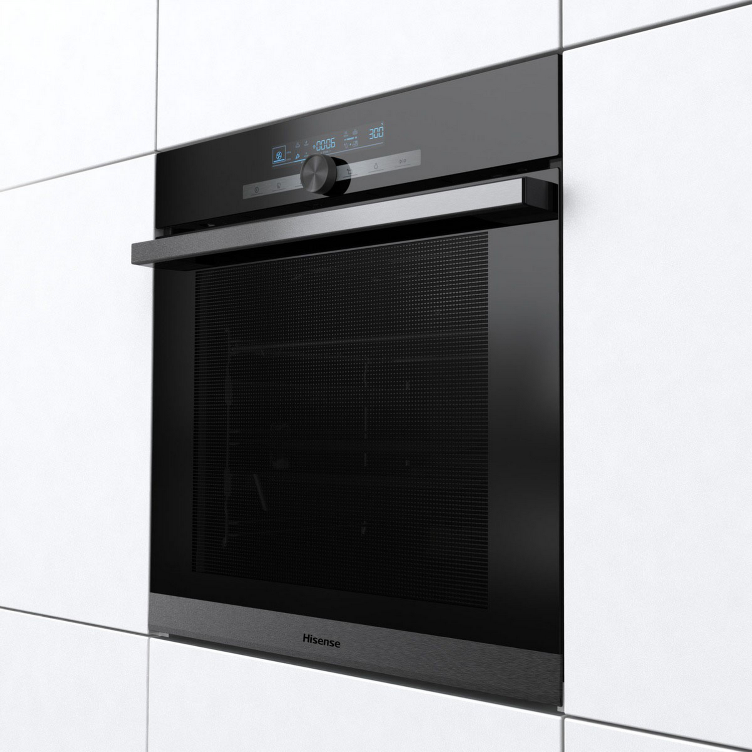 Horno - Hisense BSA65334PG, 77 l, Integrable, Pirolítico, 59.50 cm, Inox