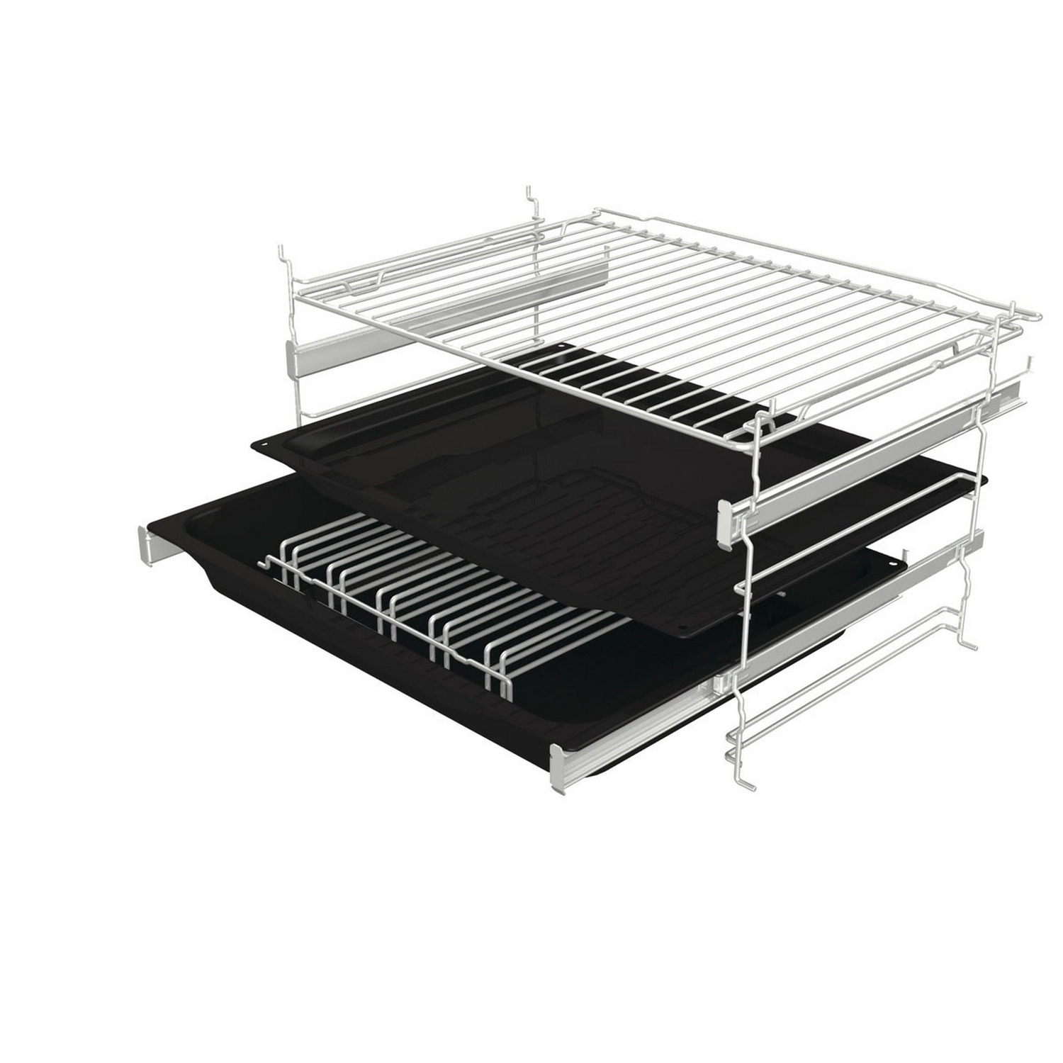 Horno - Hisense BSA65334PG, 77 l, Integrable, Pirolítico, 59.50 cm, Inox