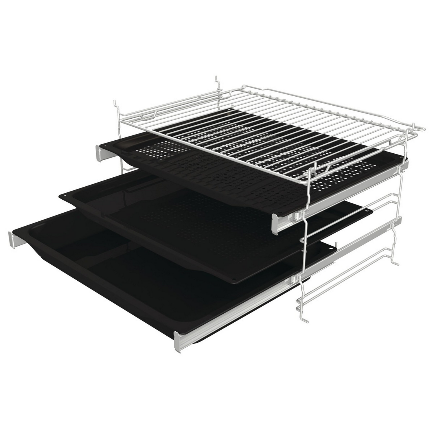 Horno - Hisense BSA66334AX, 77 l, Integrable, Eco Clean, 59.50 cm, Inox