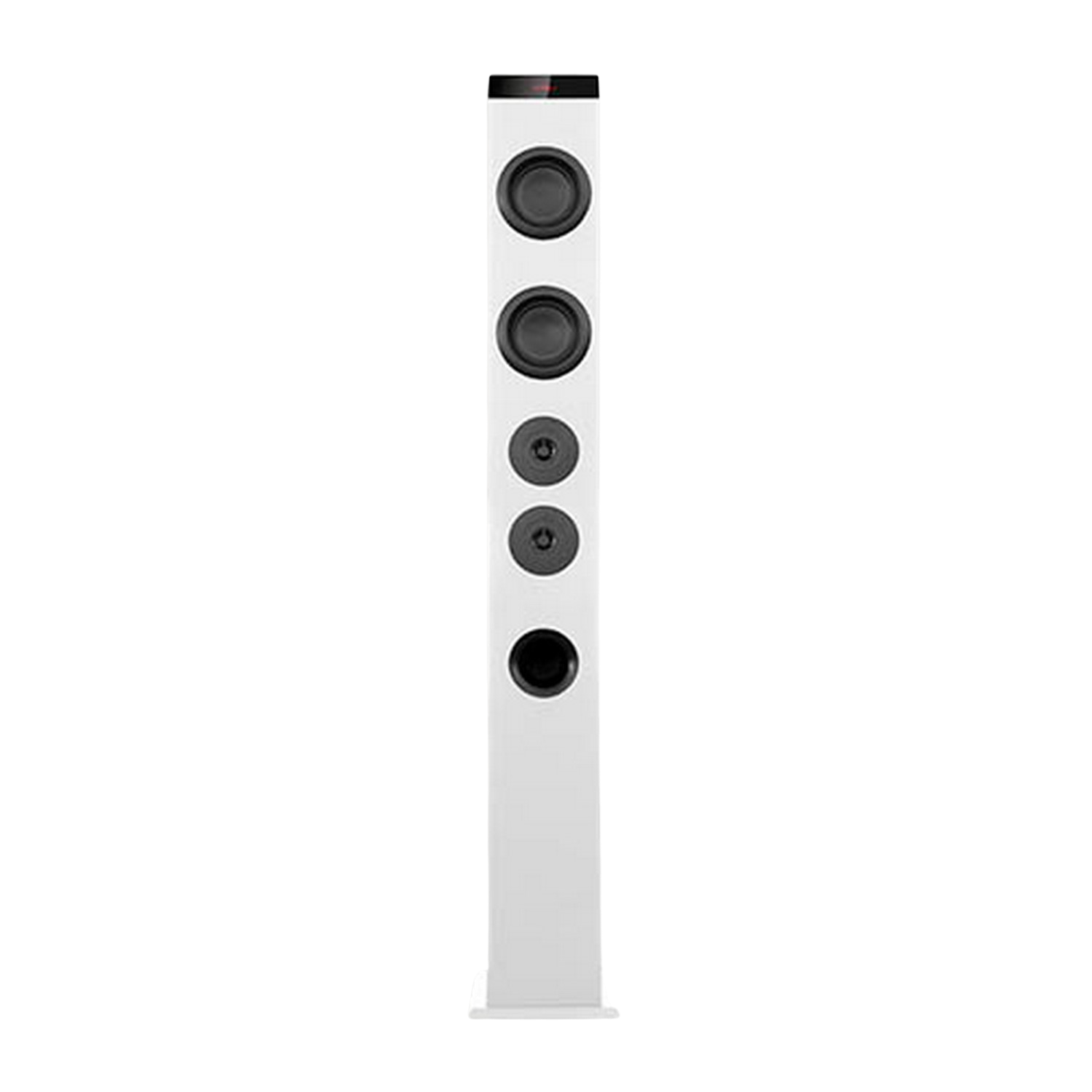 REACONDICIONADO Torre de sonido - Avenzo AV-ST4001W, Bluetooth, 80W, Control remoto, Radio FM, Blanco