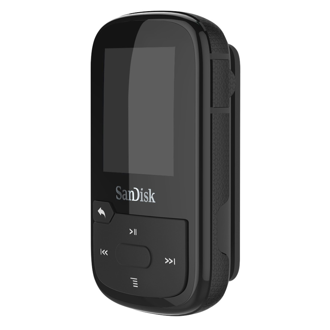 SANDISK 121522 GB, Schwarz) MP3 Sport (32 Plus CLIP