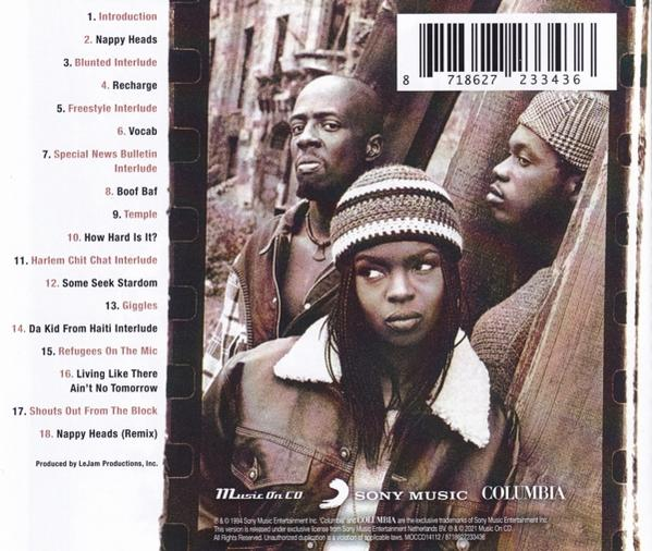 The Fugees ON - REALITY (CD) BLUNTED 
