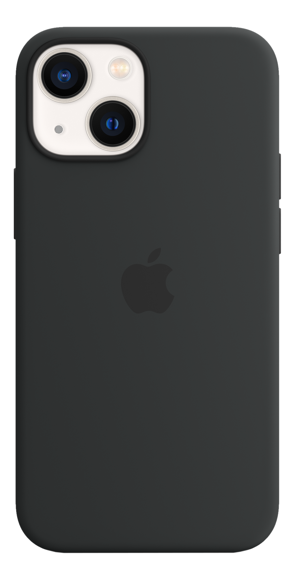 APPLE Silikon Case mit MagSafe Backcover, für Apple iPhone 13 mini, Mitternacht