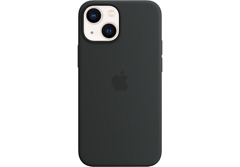 APPLE Silikon Case mit MagSafe Backcover, für Apple iPhone 13 mini, Mitternacht