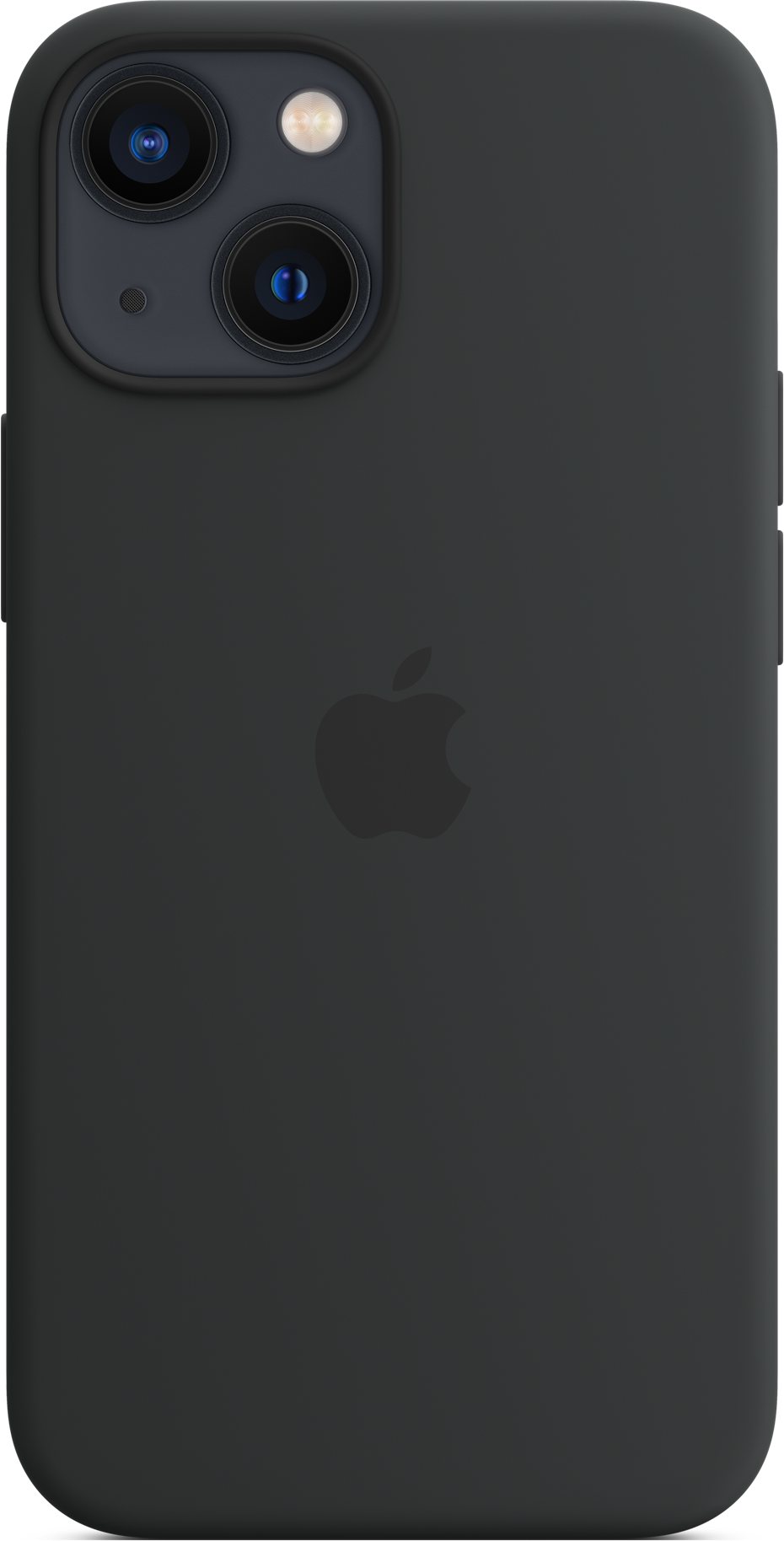 APPLE Silikon Case mit MagSafe Backcover, für Apple iPhone 13 mini, Mitternacht
