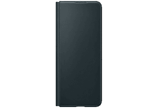 SAMSUNG Galaxy Z Fold3 kinyitható bőr védőtok, fekete (EF-FF926LBEG)