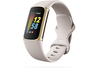 SMARTBAND FITBIT CHARGE 5 WHITE/SOFT GOLD
