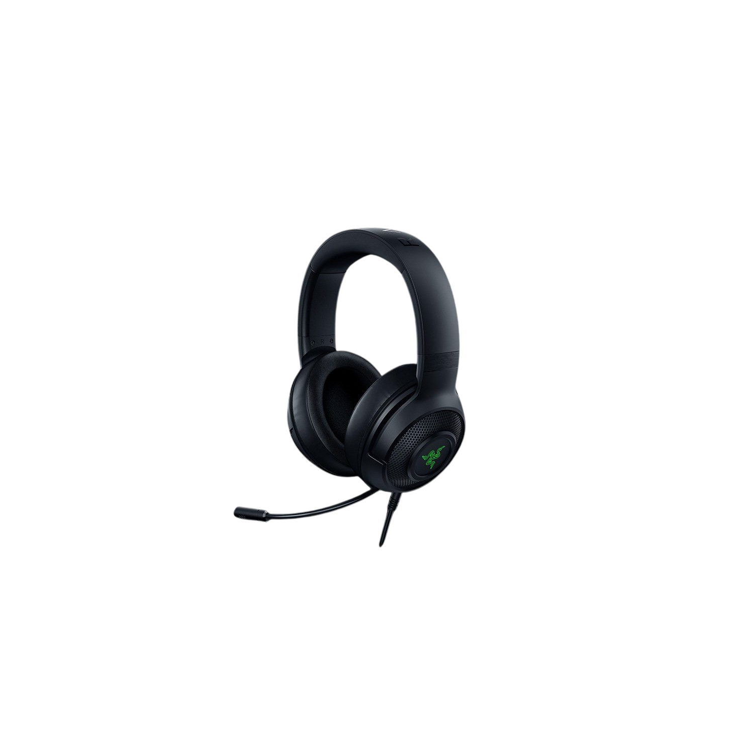 Auriculares Gaming Razer kraken v3 x para pc y ps4 cable usba sonido 7.1 negro juegos mac playstation ligeros controlador triforce de 40 mm cardioide