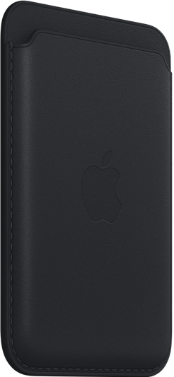 APPLE Leder Wallet mit MagSafe, Sleeves, für Apple iPhone 12-13 Pro Max, Mitternacht